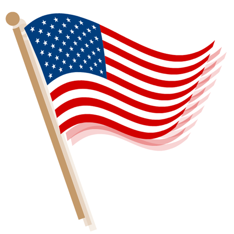 Pix For > American Flag Banner Clipart