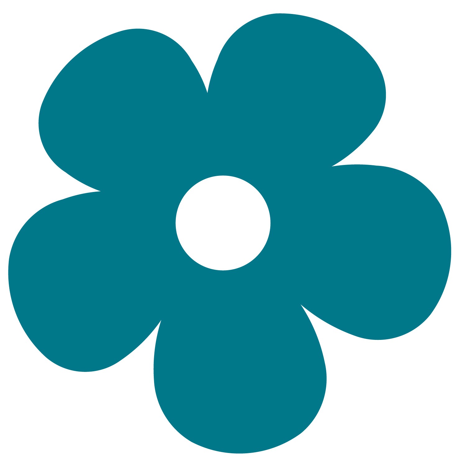 8 Petal Flower Template Cliparts co