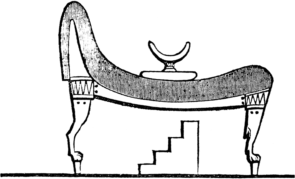 Egyptian couch | ClipArt ETC