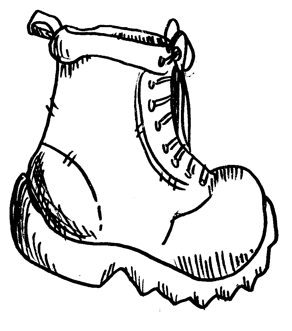 Cowboy Boots Clipart Black And White | Clipart Panda - Free ...