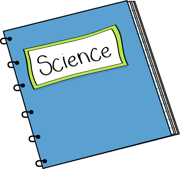 Science Notebook Clip Art - Science Notebook Vector Image
