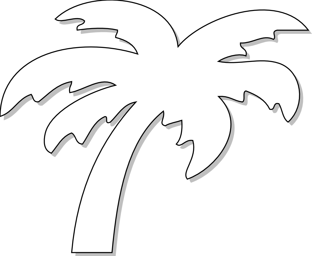 Tattoo's For > Palm Tree Tattoo Black And White