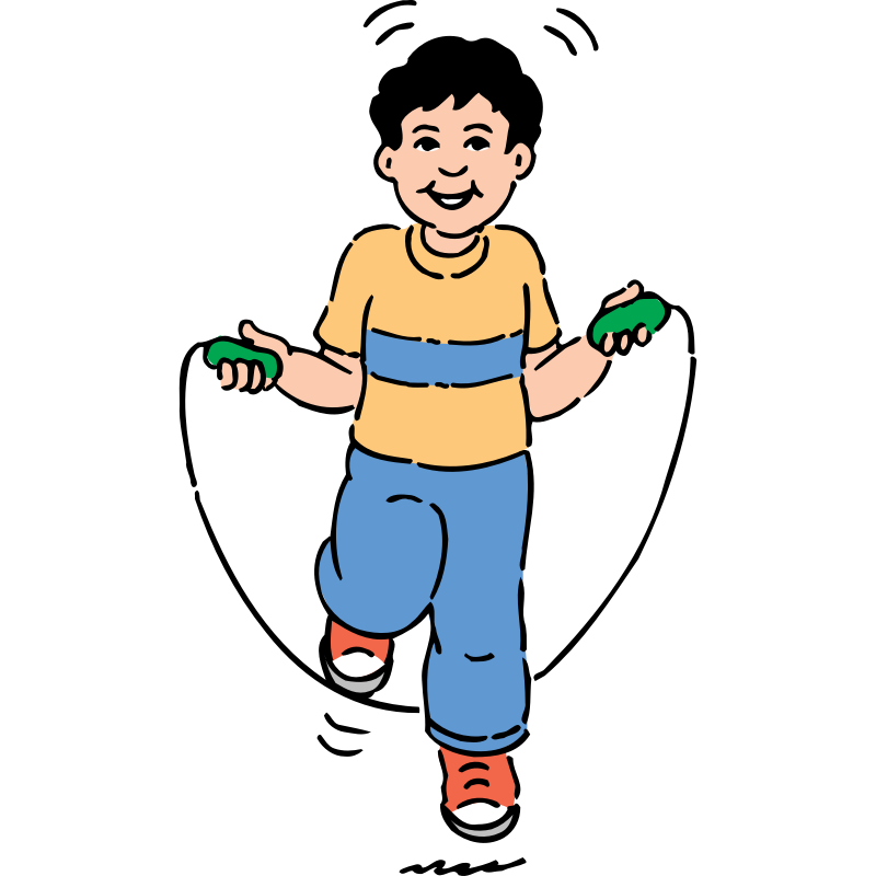 Clipart - Jumping rope