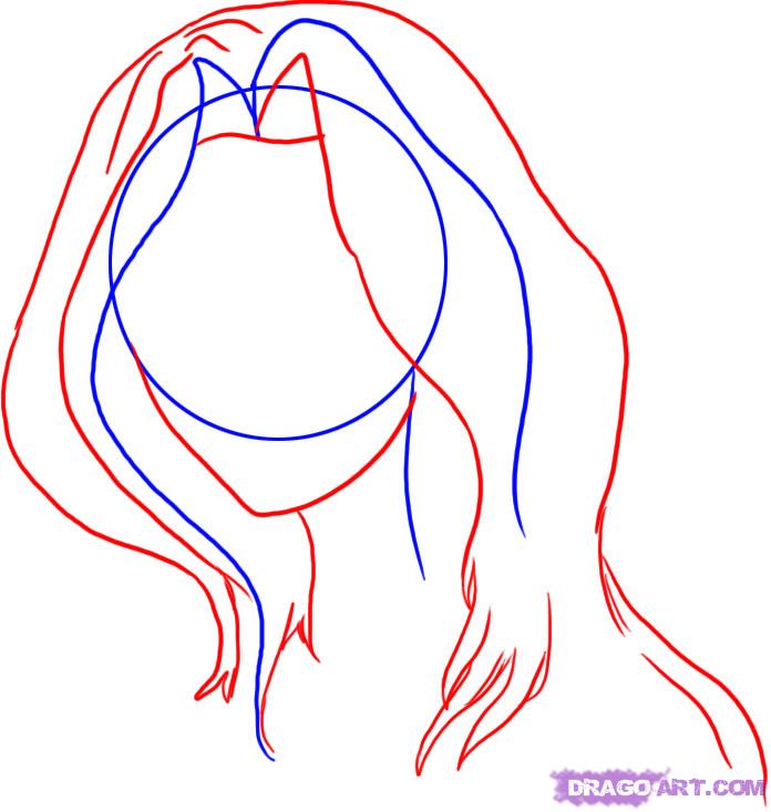 Anime Girl Body Outline - Cliparts.co