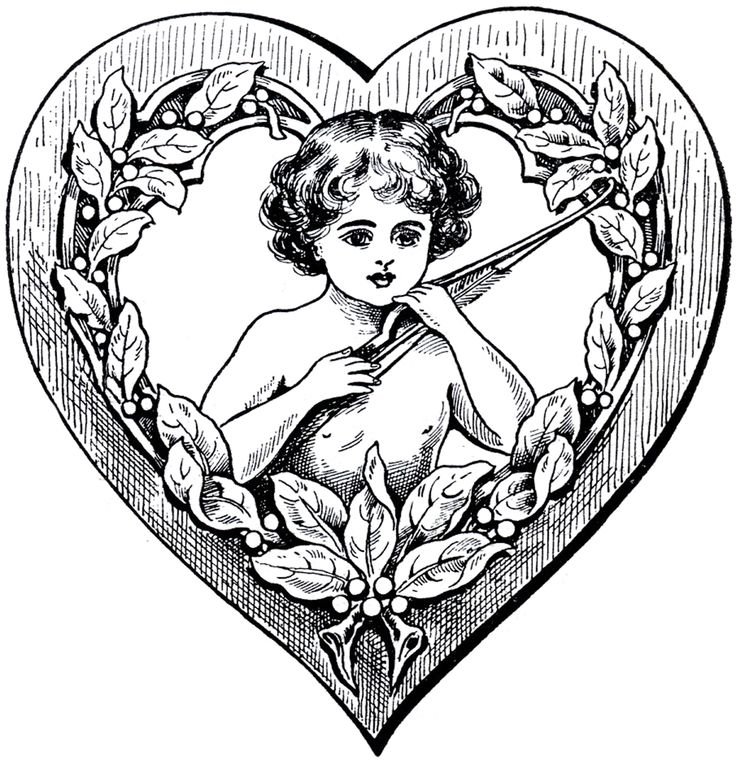 Cupid Heart Clip Art