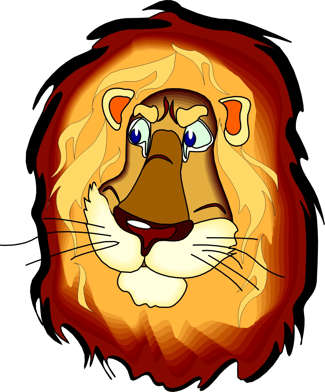 Cartoon Lion Head - ClipArt Best