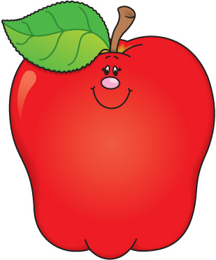 plain clip art apple