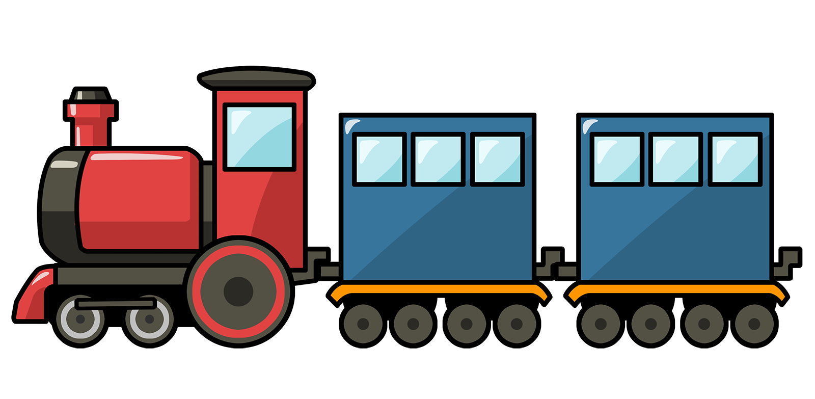 Train Cartoon Images