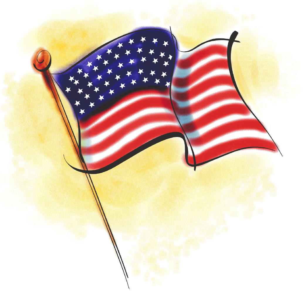 Waving American Flag Clip Art Cliparts.co
