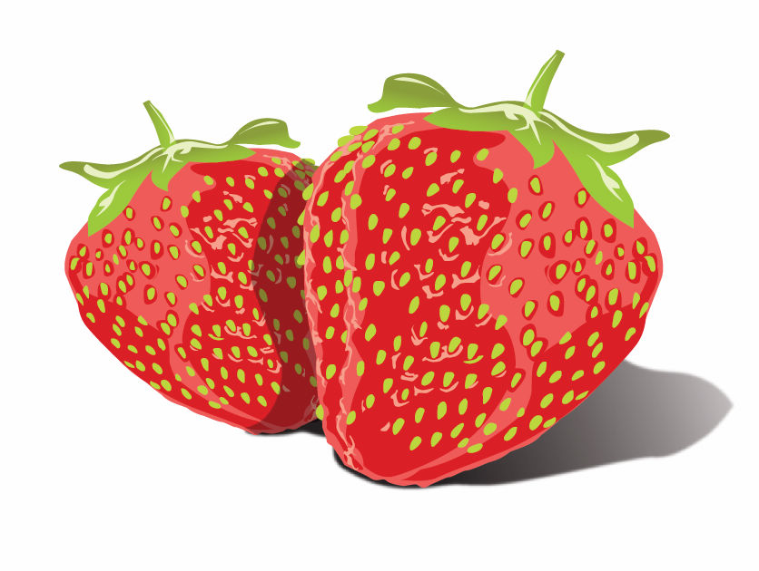 Free Vector Tasty Strawberries Free Vector / 4Vector - Cliparts.co