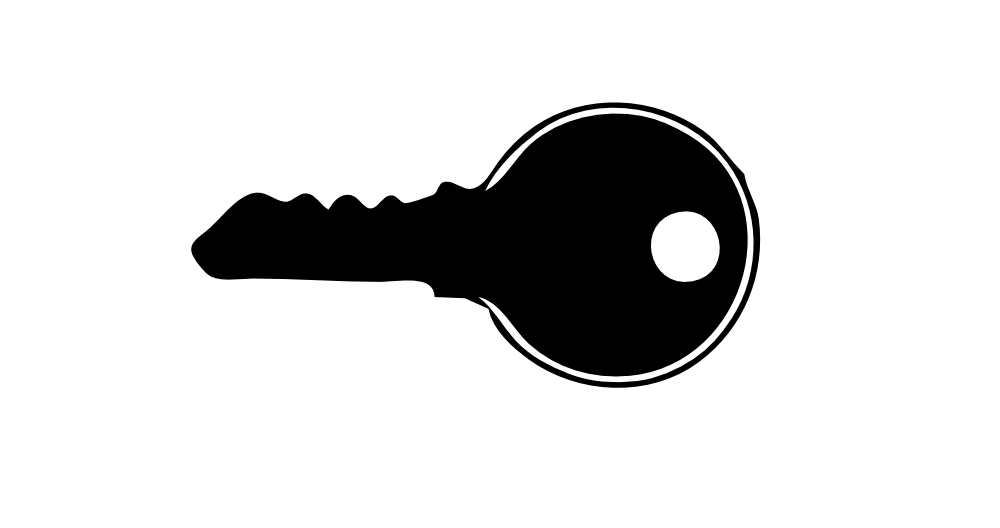 OnlineLabels Clip Art - Shiny Key