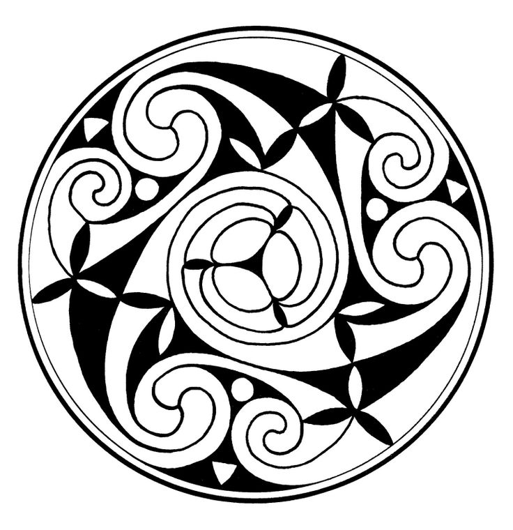 mandala celta | Mandalas y fractales | Pinterest