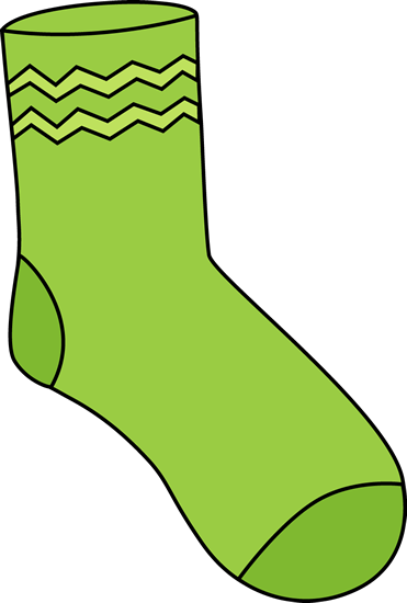 Green Sock Clip Art - Green Sock Image