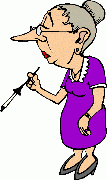 free clip art cartoon old lady - photo #8