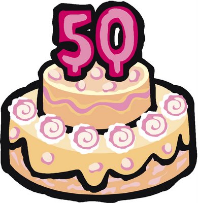 Pin Free Happy 50th Birthday Clip Art Cake - ClipArt ... - ClipArt ...