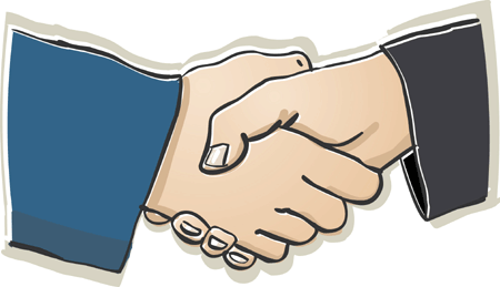 Pix For > Group Handshake Clipart