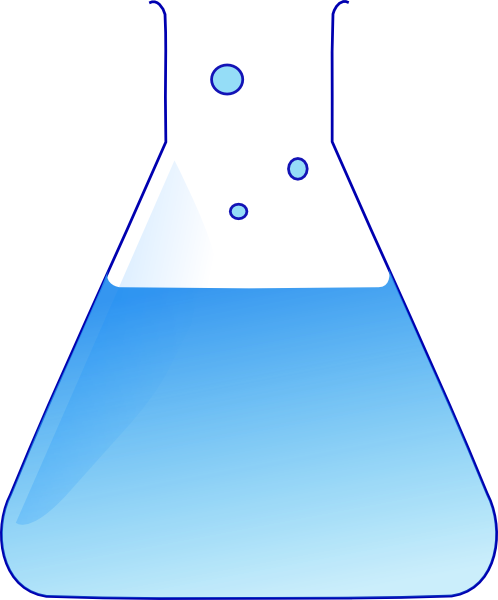 Chemistry Flask clip art - vector clip art online, royalty free ...