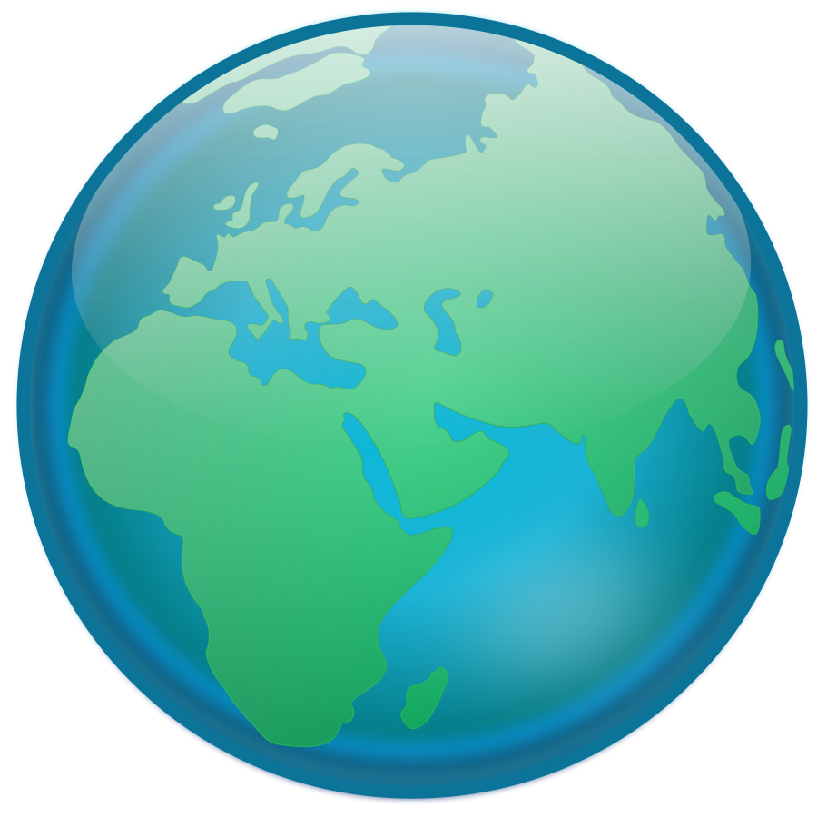 Simple Globe Vector | Clipart Panda - Free Clipart Images