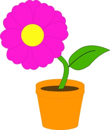 Flower Pots With Flowers Clip Art Images & Pictures - Becuo