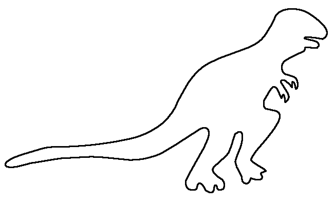 Dinosaur Skeleton Outline | Clipart Panda - Free Clipart Images