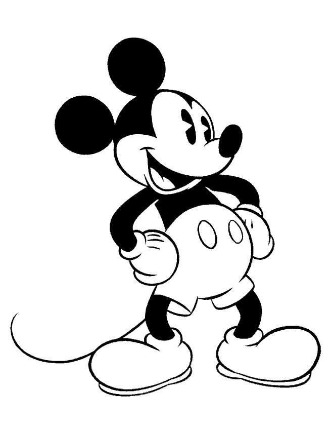 Mickey Mouse Coloring Pages - Free Printable Coloring Pages | Free ...