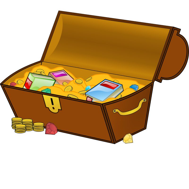 free clipart images treasure chest - photo #25