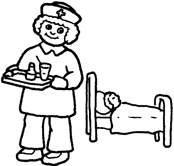 Nurse Coloring Pages Kids - Doctor Day Cartoon Coloring Pages ...
