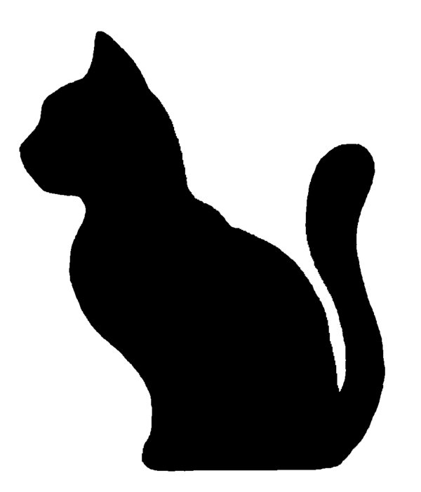 Cat Face Silhouette Images & Pictures - Becuo