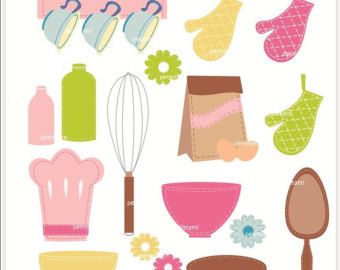 Cute Cooking Utensils Clipart | aPrintable - card elements | Pinterest
