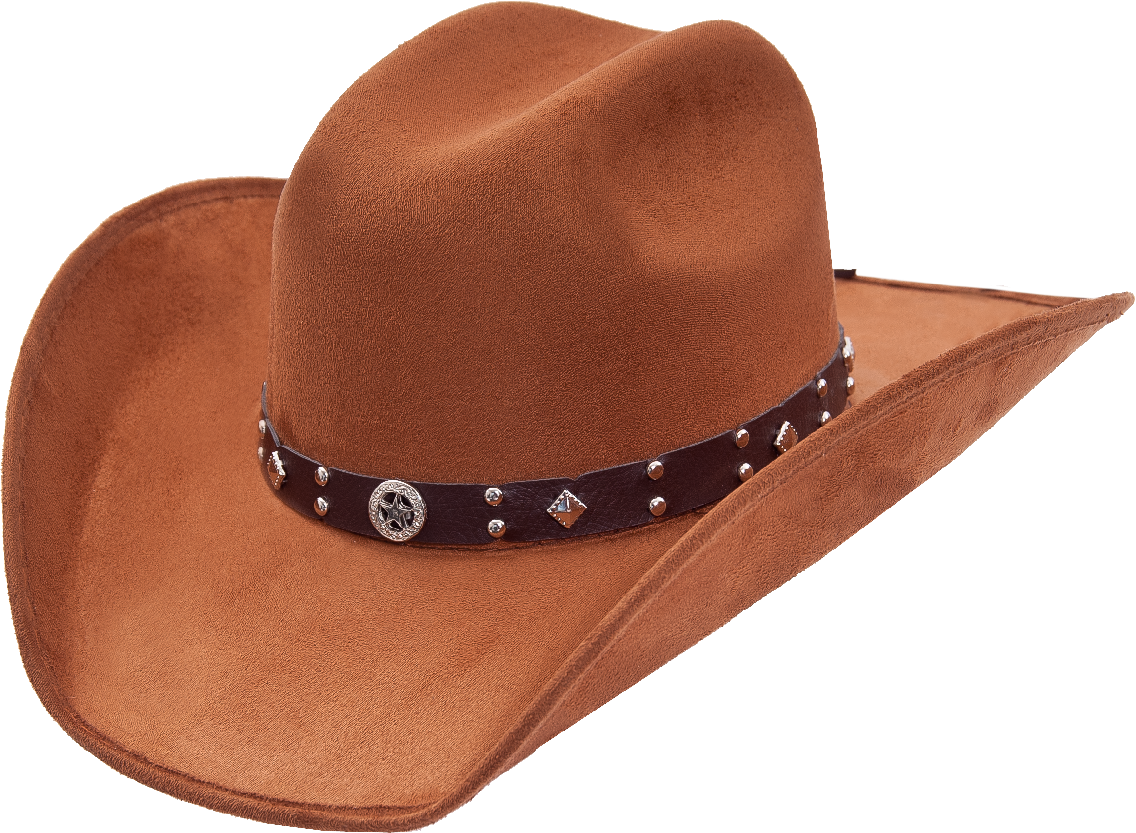 Stone Hats Brown Felt Cowboy Hat