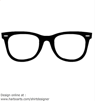 ray-ban-glasses-vector-graphic ...