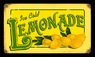 Lemonade PTS068- Vintage Tin Sign | Cool Stuff | Spiderwebart Gallery