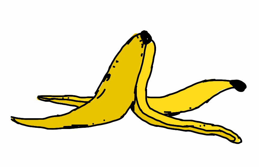 Peeled Banana Drawing Images & Pictures - Becuo