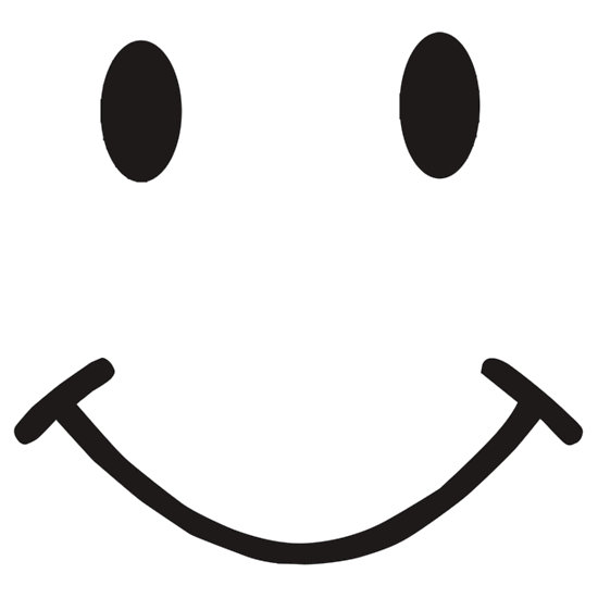 Happy Smiley Face Black And White images