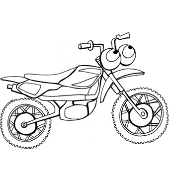 Motorcycle Coloring Pages | Coloring Kids