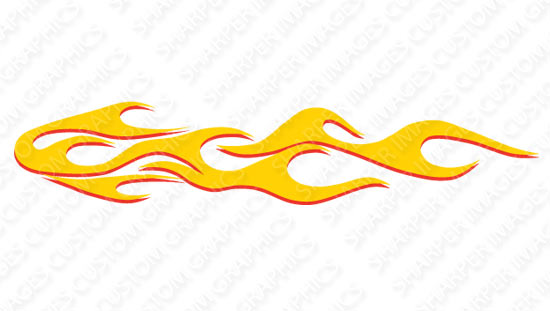 Buy Vinyl Decal Graphic Decal Designs Fire from GolfCarGraphics.com