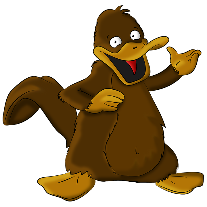 cartoon about platypus