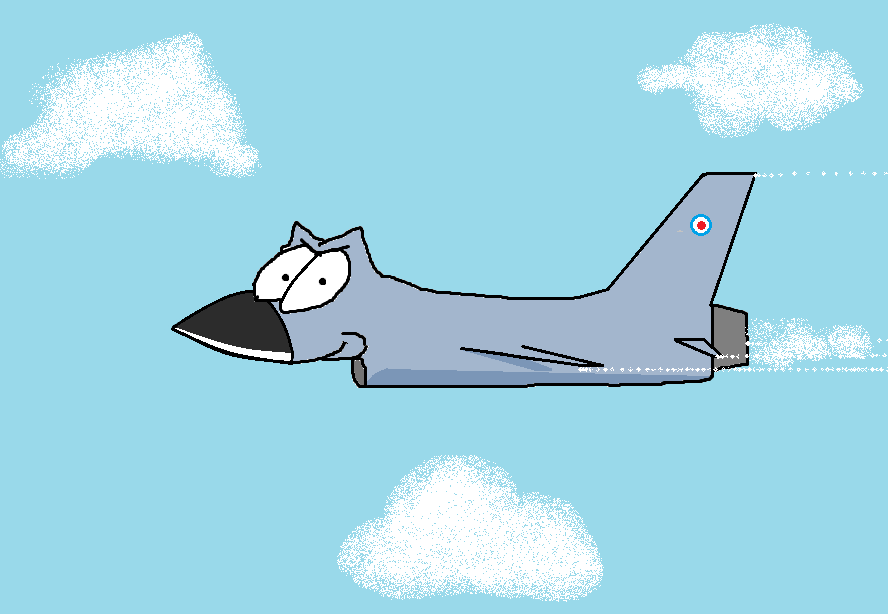 Cartoon Fighter Jet by flattenedsteamroller on DeviantArt