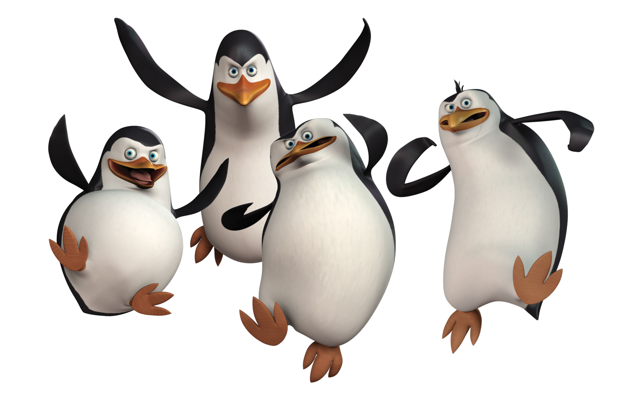 Download PNG image: Penguins PNG image, Madagascar penguins PNG image