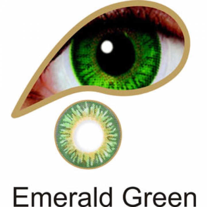 Emerald Green Coloured Contacts (Comfort) | Cheap Colored Contact ...