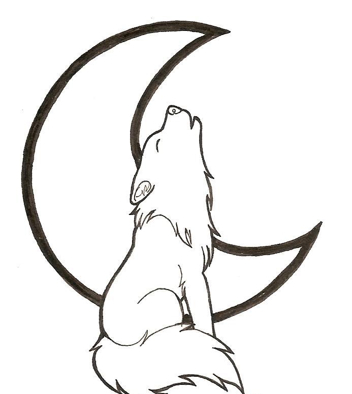 wolf cartoon Colouring Pages