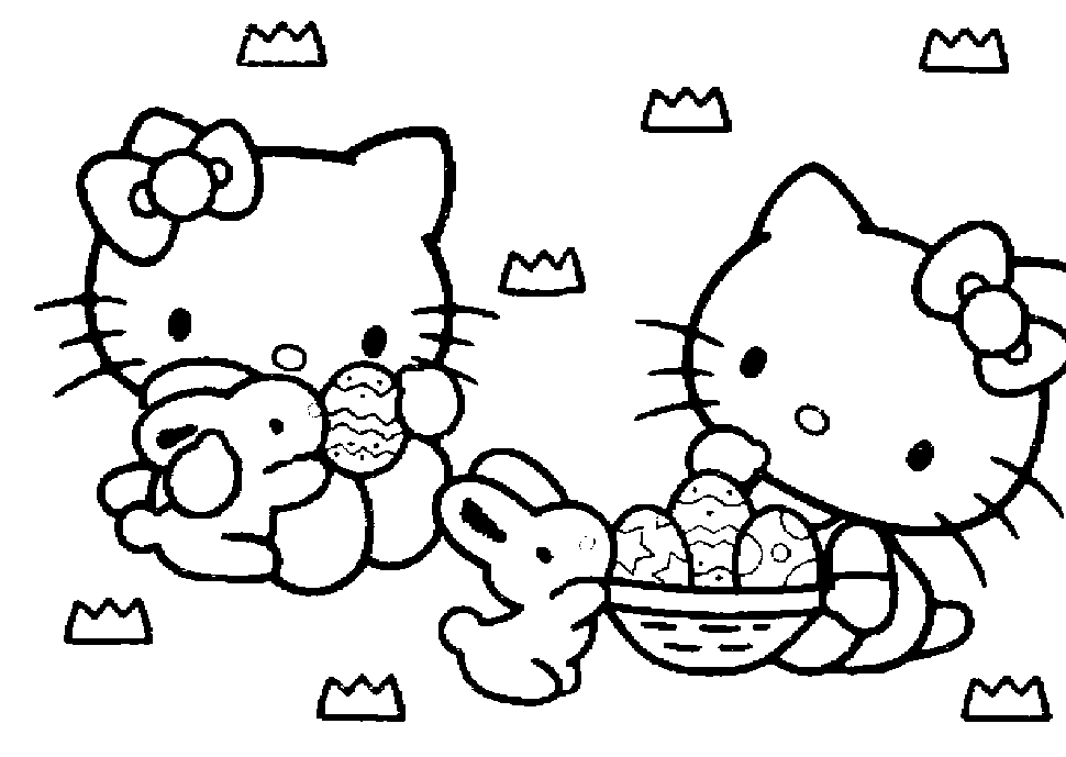 Easter Baskets Coloring Pages : Coloring Kids – Free Printable ...