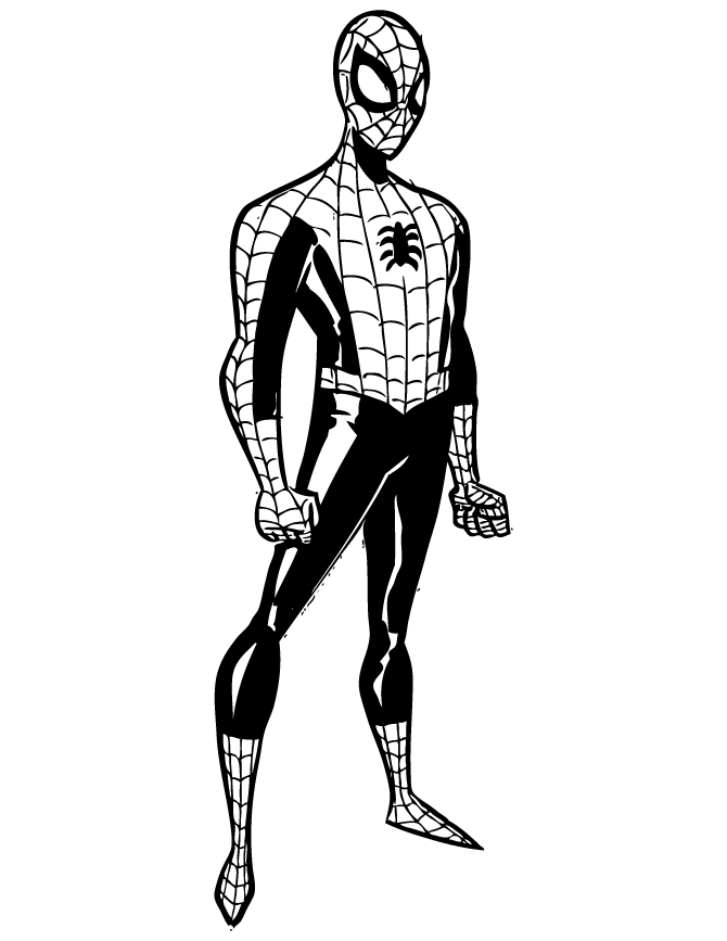 Spider Man Comic For Kids Coloring Page | Free Printable Coloring ...