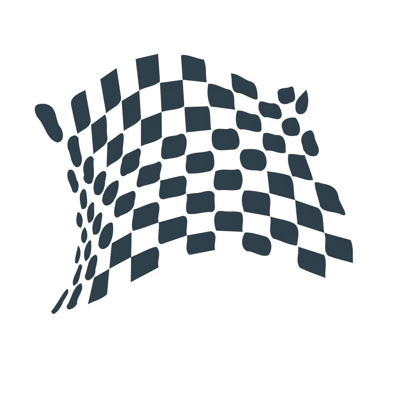 Clipart - chequered flag abstract icon