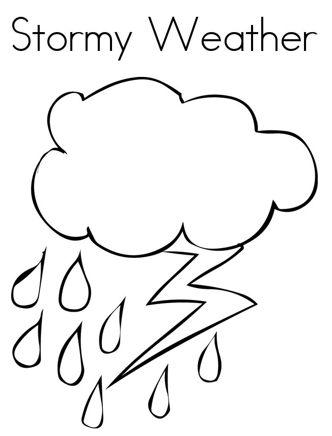 Weather Coloring Pages - Weather Coloring Pages : Girls Coloring Pages