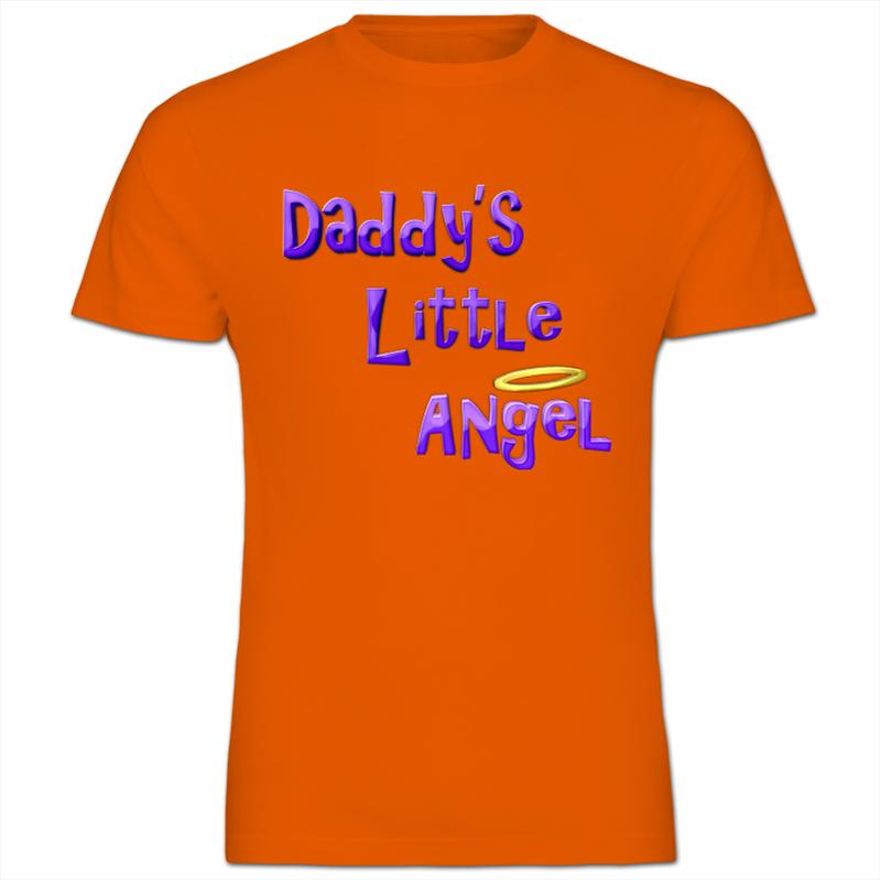 Daddy's Little Angel Kids Boy Girl T-Shirt | eBay