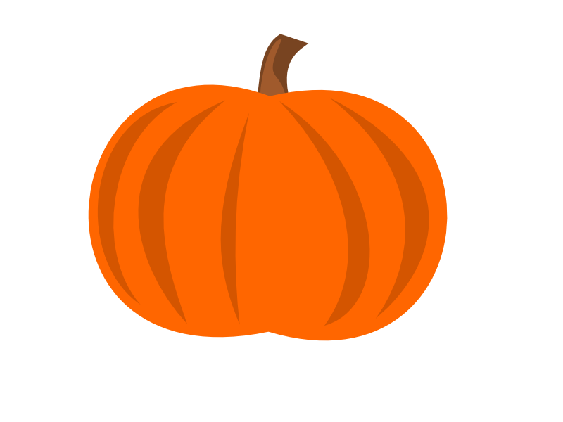 Clipart - Plain Pumpkin