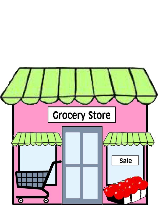 Store Clipart Black And White