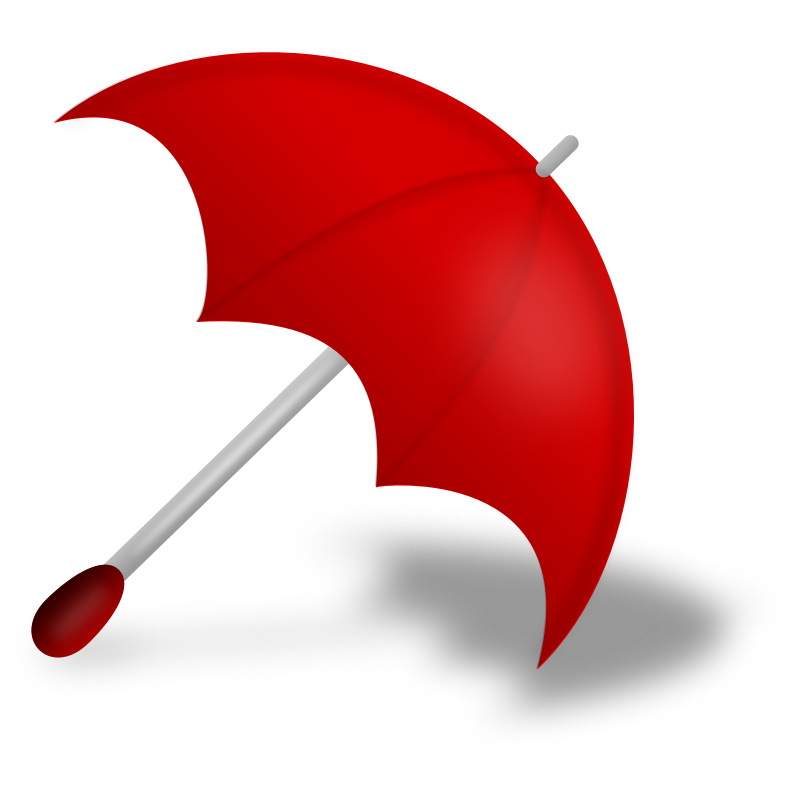 Clipart - Umbrella (Red)