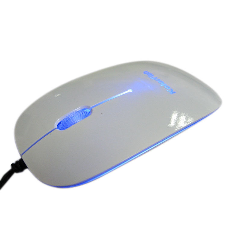 KolorFish Computer Wired Mouse With Laser LOGO Retractable Cable ...